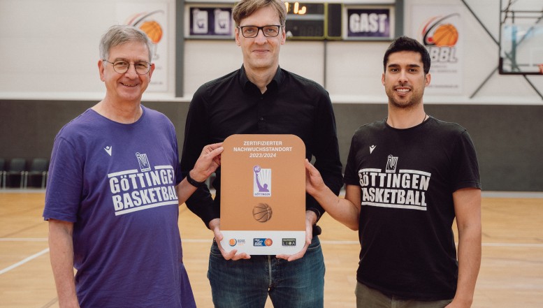 Bronze-Plakette für BG Göttingen