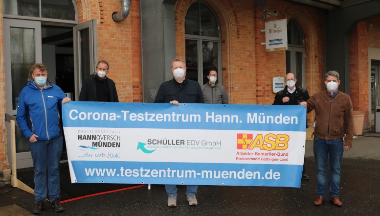 Corona-Testzentrum in Hann. Münden startet