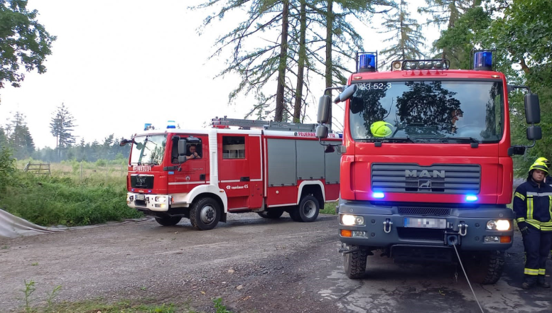 Feuerwehreinsatz nach schwerem Gewitter