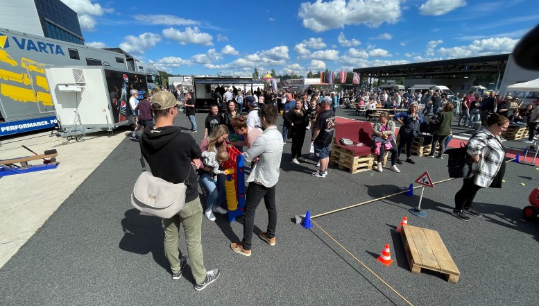 Gute Stimmung beim Sommerfest des WM SE Zentrallagers 2024