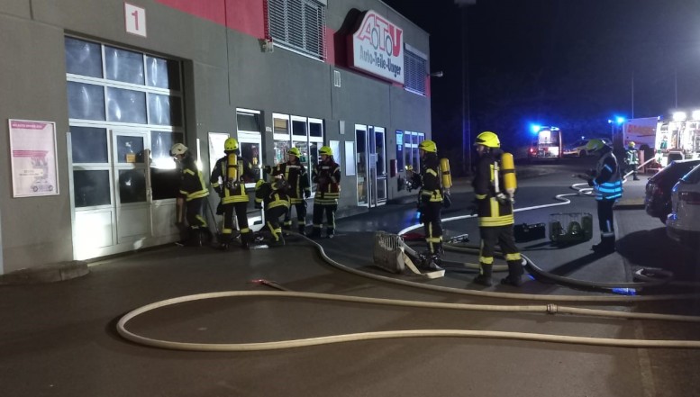 Nächtlicher Einsatz der Feuerwehren Hann. Münden und Gimte