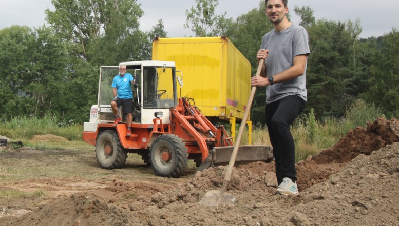 So entsteht der Bike Park in Volkmarshausen