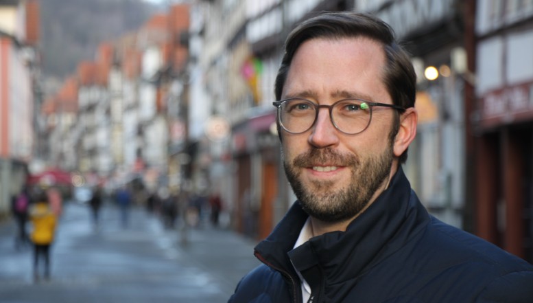 Tobias Vogeley übernahm zum 1. Januar 2023 das Citymanagement von Hann. Münden