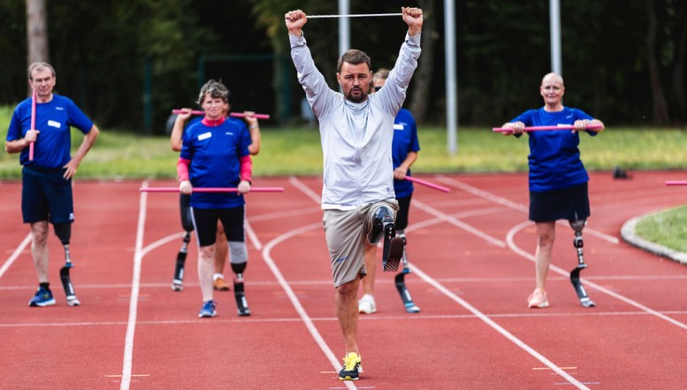 Training mit der Sportprothese für neue Mobilität