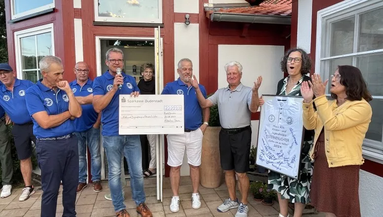 28.000 Euro für das Kinderhospiz Sternenlichter