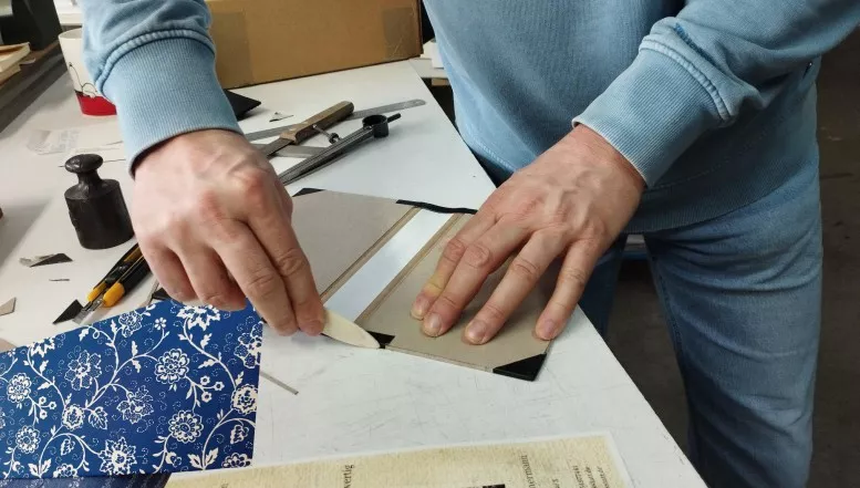 Blaudruck trifft Papier