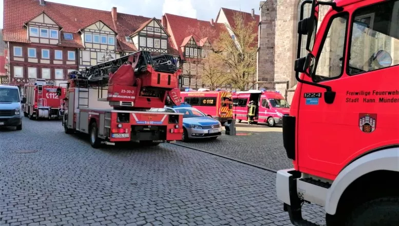 Feuerwehr rückt in Hann. Münden wegen Gasgeruch aus