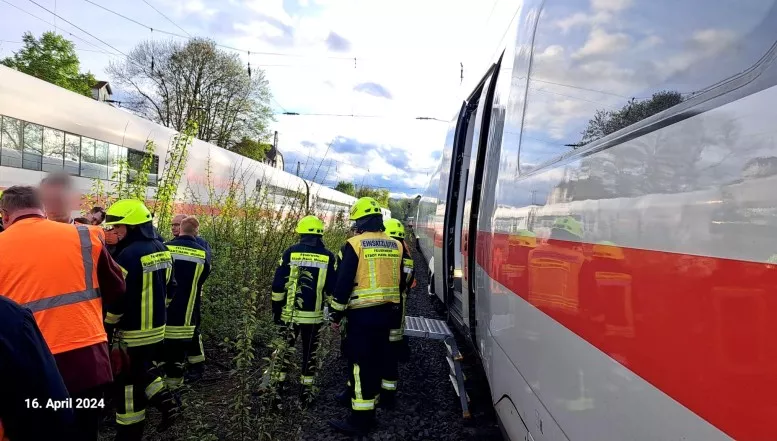 ICE musste wegen Defekt Notstop einlegen