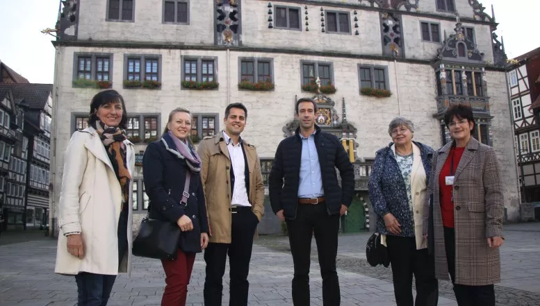 Interessanter Austausch mit dem Besuch aus Oberviechtach