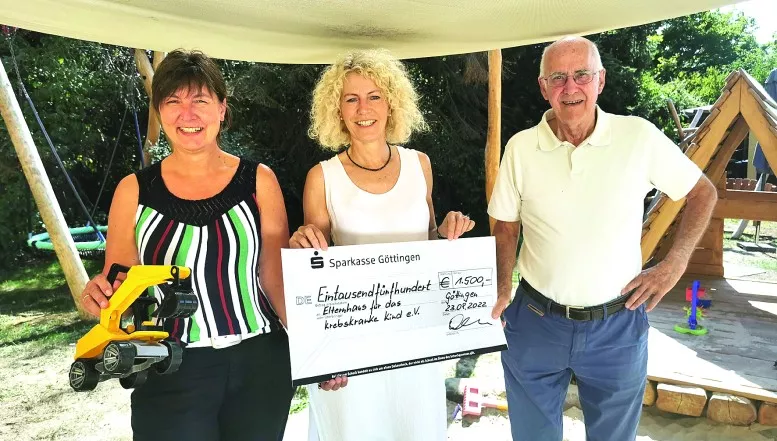 Stadtwerke Göttingen: 1.500 Euro an das Elternhaus